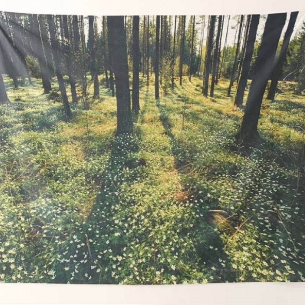 Urban Outfitters Forest Meadow Tapestry 🍃✨